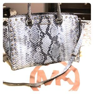 Michael Kors Selma studded satchel